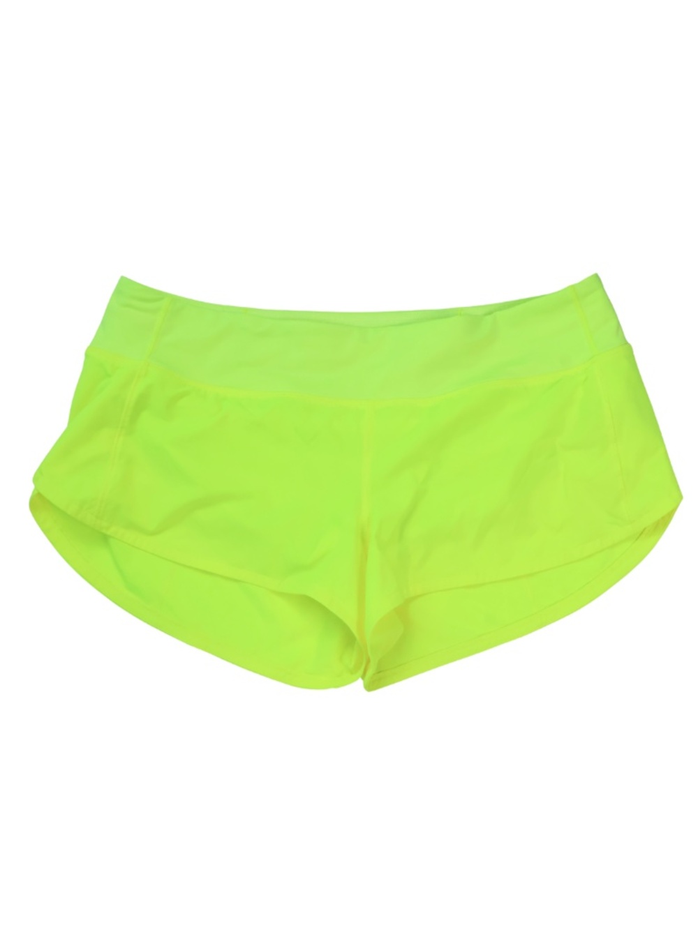 Lululemon Speed Up 2.5" Highlight Yellow Shorts 10